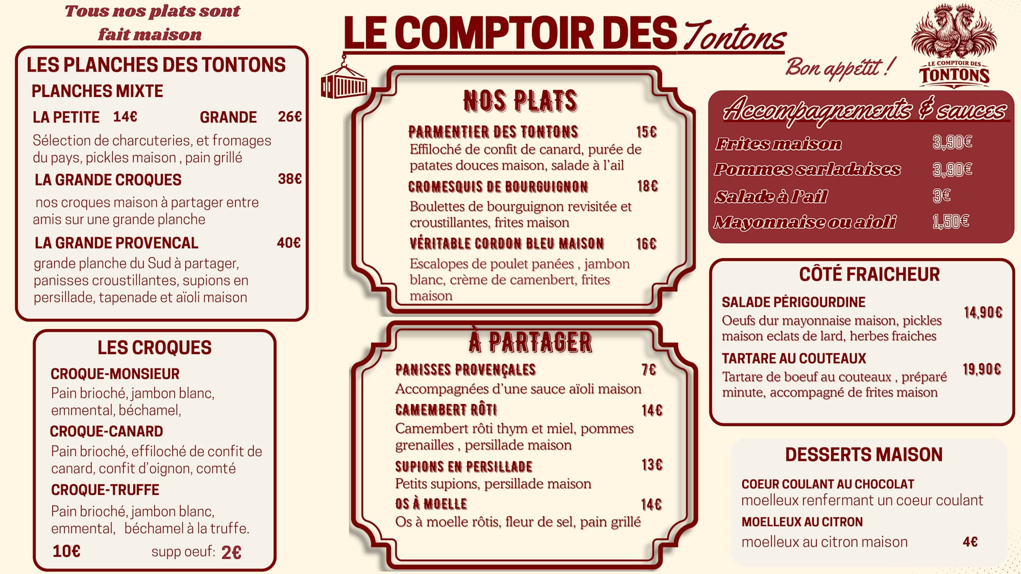 comptoir des tontons