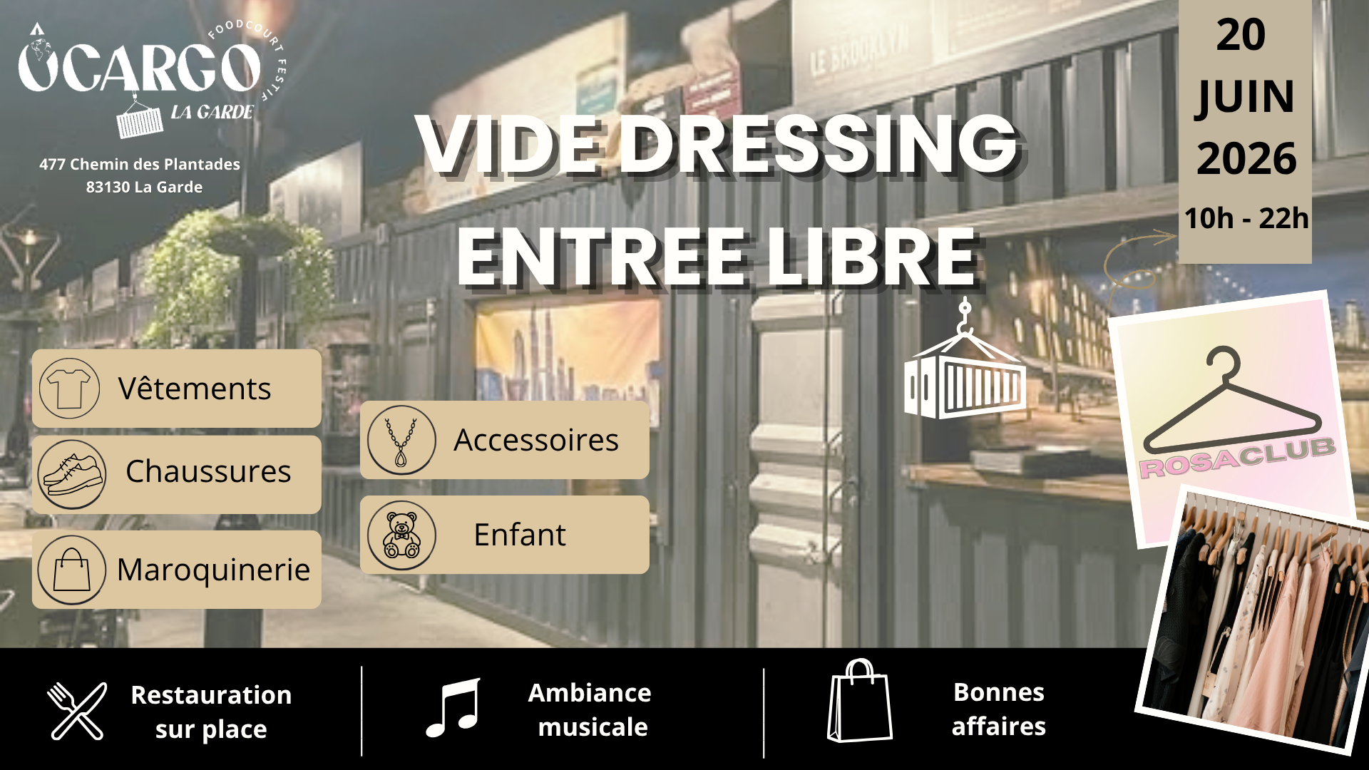 Vide dressing FB